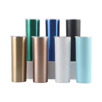 China Sustainable Custom Double Walled Stainless Steel Vacuum Insulated Colorful Tumbler Wholesale 20Oz Mugs for sale