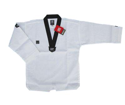 China Custom High Quality V-Neck Martial Arts Taekwondo Uniform for sale