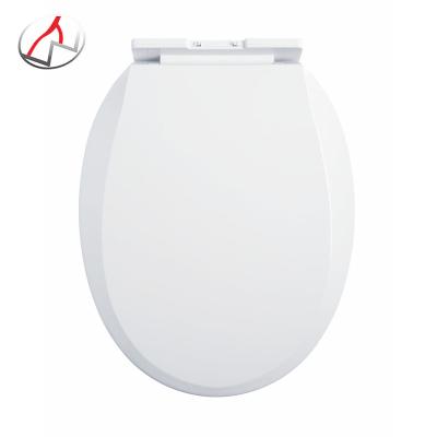 China Chinese Manufacture of Slow-end Toilet Seats Around Shape PP Antibacterial Plastic Quick Release Soft Closing Toilet Seat Cover for sale