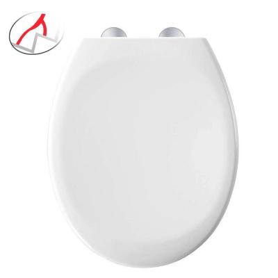 China Slow-end Toilet Seats Round Feeling Urea Duroplast Ceramic Manufacturing O Shape Center White Concave Bottom Toilet Seat for sale