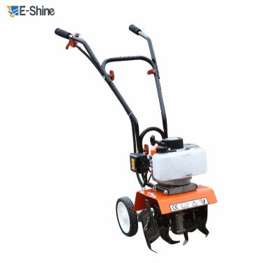 China 2 Stroke Small Scale Gas Engine Powered Garden Tiller For Residential Use for sale