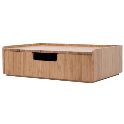 China Natural Fashionable Storage Drawer Box Fashion Makeup Storage Drawer Standing Desk and Desk Organizer for sale