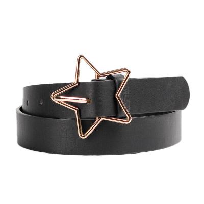 China Five Star Buckle Ladies Casual PU Belt Womens Belts For Jeans for sale