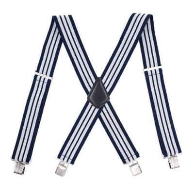 China Fashion Customized Casual Elastic Suspenders Mens Adjustable Suspenders for sale