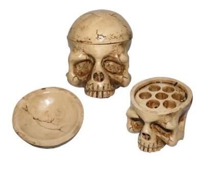 China 2020 Hot Sale Skull Heads Floating Tattoo Ink Cup Holder SSE00601 for sale