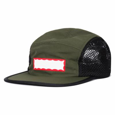 China New Style Sports Nylon COMMON Fit 5 Side Camp Hat Hat Black Outdoor Dry Panel Mesh Drive for sale