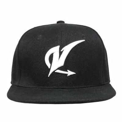 China Wholesale JOINT Acrylic Flat Brim Hiphop Snapback Snapback Letter 100 Back Hat for sale