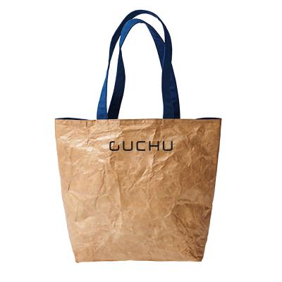 China Single tyvek shopping bag shoulder handbag dupont paper waterproof paper tote bag with canvas for sale