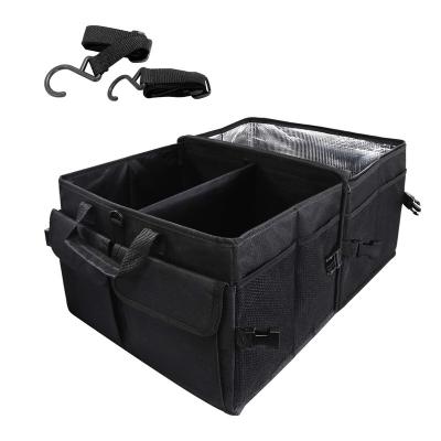 China Waterproof Organizer With Cooler Compartment Collapsible Portable Trunk Storage Container for sale