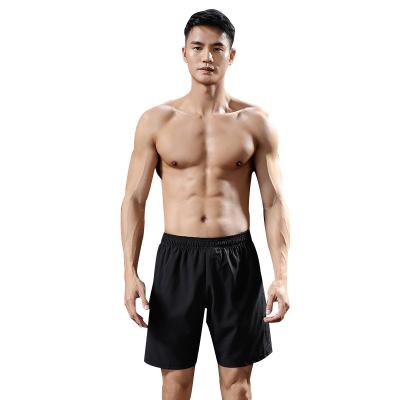 China Autumn New Adult Basic Breathable Quick-Dry Style Summer Anti-wrinkle Black Mid Waist Elastic Fitness Sports Sports Man's Shorts for sale