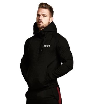 China Anti-Wrinkle Europe Muscle Brothers Leisure Sports Fitness Clothing Mens Suit Autumn Winter Hoodie Pants 2 Cotton Sets for sale