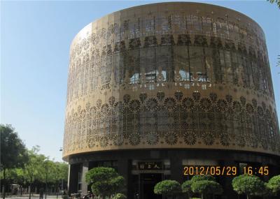 China Xi'an Engraved CNC Machine Perforation Aluminum Panels Facade / Curtain Wall for sale