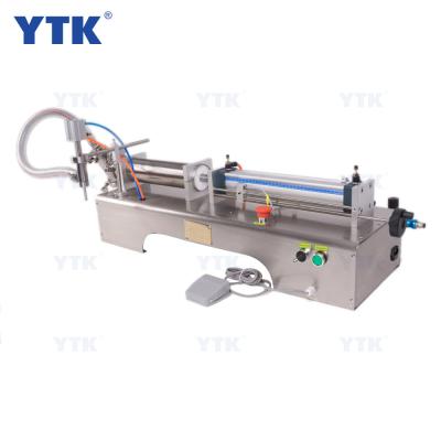 China YTK-G1WY Pneumatic100-1000ML Beverage Juice Liquid Filling Machine For Chemical Single Head Beverage for sale