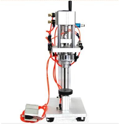 China YTK-LTX-80 Pneumatic Food Bottle Capping Machine Crimper For Perfume Bottle for sale