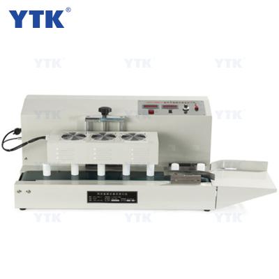 China YTK-LGYF-1500A Semi-automatic continuous food aluminum foil induction seal liner sealing machine for cosmetic jar for sale