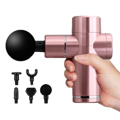 China Handheld Deep Body Tissue Percussion Muscle Massage Gun, Quick Rechargeable Vibration Mini Body Massage Gun. for sale