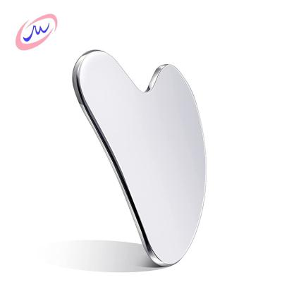 China High Quality Body Metal Gua Sha Board Stainless Steel Stone Gua Sha Massage Tool With Custom Logo for sale