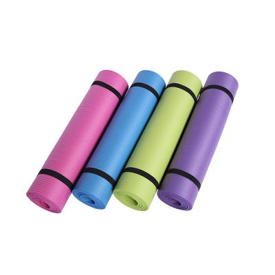 China Line yoga mat nbr sports fitness yoga posture mat environmentally friendly tasteless non-slip mat for sale