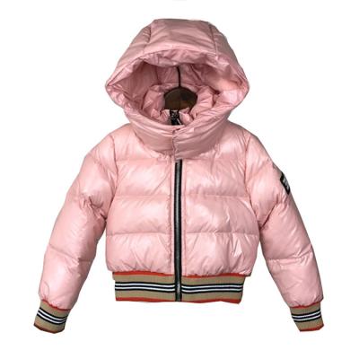 China Winter Anti-wrinkle Girls Down Coats Kids Stripper Jackets With Zipper 90% Duck Down White +10% Duck Feather Warm Kids Clothes for sale