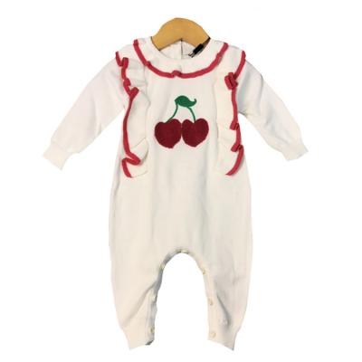 China 100% Cotton 0-2 Years Unisex-Child Newborn Baby Clothes 100% Cotton Knitted Jumpsuits Rompers Soft Comfortable Baby Wear for sale