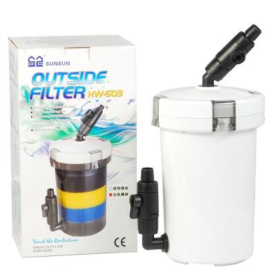 China Ultra Quiet Aquarium External Pump Filter Canister Sponge Filter Stocked Cleaner Bucket for sale