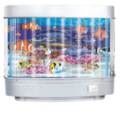 China Artificial Tropical Decorative Lamp Lightahead Fish Aquarium Stocked Virtual Ocean In Motion for sale