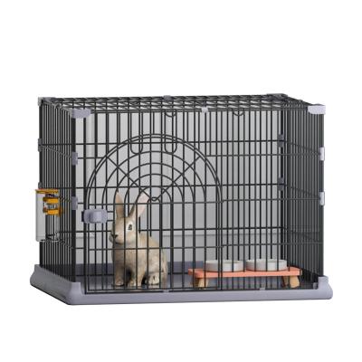 China Wholesale high quality hot selling sturdy portable galvanized iron wire workable to prevent rusting large indoor rabbit cages for sale for sale