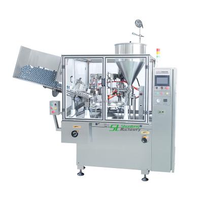 China Cosmetic food hair cream tube filling and sealing machine face wash cream machine for sale