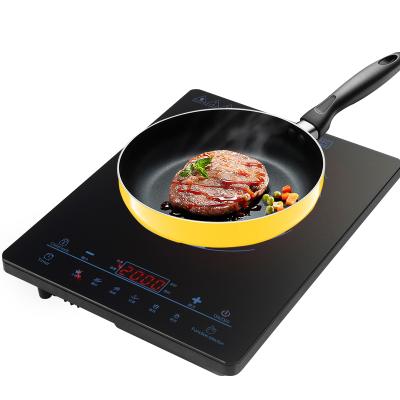 China Household durable ceramic glass cooktop 2200W burnt protection infrared cooker induction heat ceramic cooktop for sale