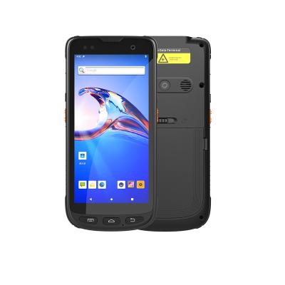 China Rugged Handheld Mobile Terminal RFID Android 10 PDA Barcode Scanner 1D 2D Handheld Computer 5.5inch Bluetooth Data QR Code for sale