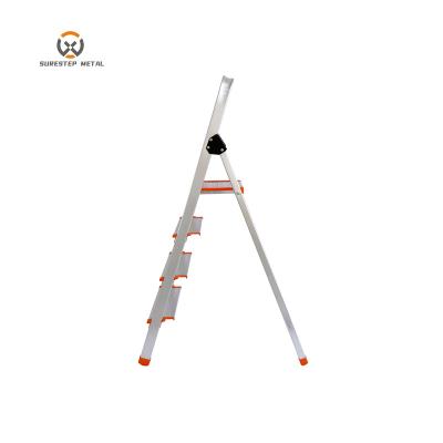 China Folding Ladders Factory Supply Good Price Portable Aluminum Metal Folding Ladder for sale