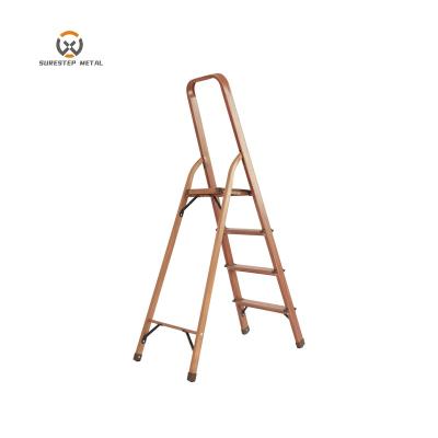 China Home Folding Ladders Use High Aluminum Folding Handrail Household Ladder for sale