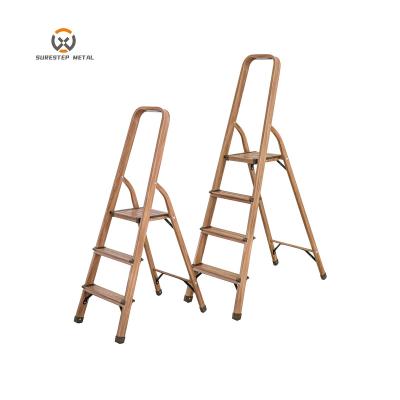 China Folding Ladders 3.4 Steps Household Design Light Portable Aluminum Ladders for sale