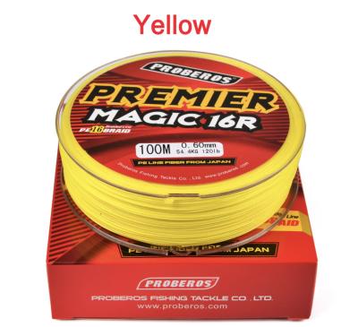 China High Tensile Super Strong Fishing Line 16 Strand Monofilament Braided Fishing Line for sale