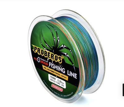 China High Strength 4 Strand Multifilament Outdoor Fishing PE Fishing Line PE Braided Fishing Rope Monofilament Line for sale