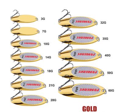 China Outdoor Hard Fishing Activity Spinnerbait Metal Spoon Fishing Lures New Coming for sale