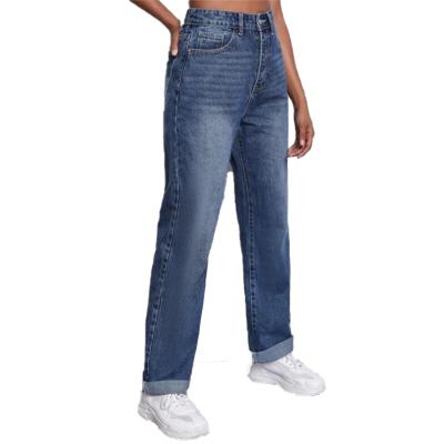 China Others new 2021 ladies straight leg jeans are easy to match with factory wholesale for sale