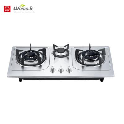 China Household SS 3 Burner Gas Hob for sale