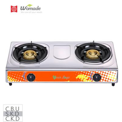 China Cheap price 2 burner hotel stainless steel gas cooker gas stove cheap sale cooketops good quality africa cheap cooker gas hot sale stove cooker for sale