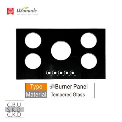 China Tempered Glass 6mm/7mm/8mm Glass from 6 Burner to 5 Burner to 4 Burner to 3 Burner to 2 Burner to 1 Gas Hob Panel Gas Cooker Spare Parts Tempered Glass for sale