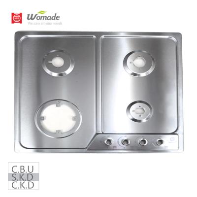 China Gas Hob Panel Stainless Steel 4 Burner Top Plate for sale