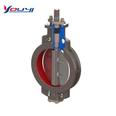 China ANSI Standard General Manual Turbine Seal Electric Soft Butterfly Valve for sale