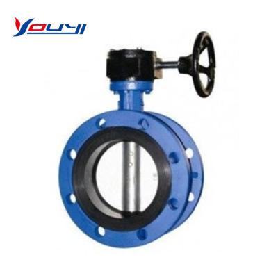 China General Rubber Sealing Flanged Triple Eccentric Pneumatic Butterfly Valve for sale