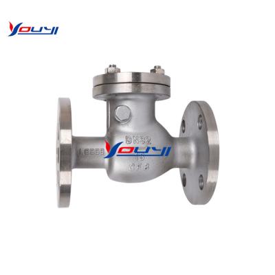 China General DIN35-200 H44W-16P Stainless Steel Swing Check Valve Price for sale