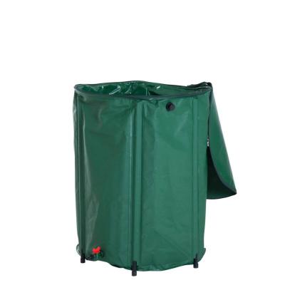 China Hot Selling PVC Tarpaulin 250L Rain Barrels For Garden Drip Irrigation System for sale