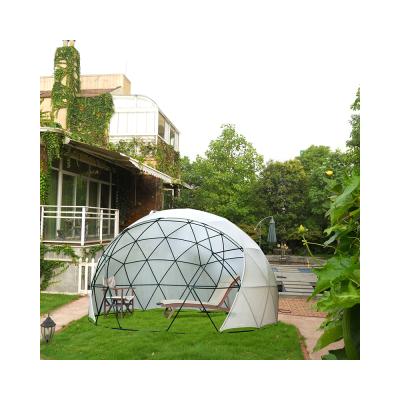 China Hot Selling Easily Assembled For Restaurant Bar PVC HDPE Domes Green House Tent for sale