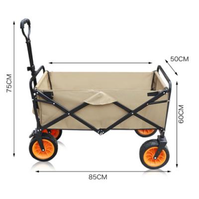 China 2021 Popular Storage Folding Camping Cart For Camping And Hiking for sale