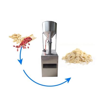 China High Efficiency Energy Saving Commercial Automatic Slicer Nut Sesame Peanut Butter Making Machine Peanut Almond Nut Chipping Machine for sale