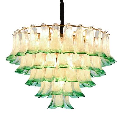 China Large Modern Decorative Modern Blue Led Crystal Chandeliers Ceiling For Crystal Chandelier Living Room for sale