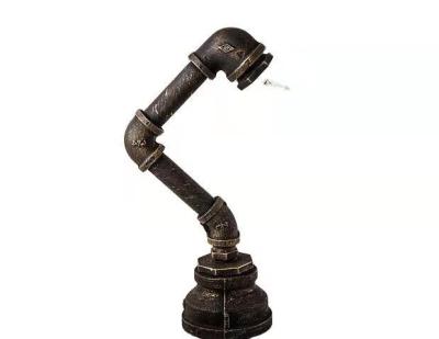 China Industrial Steampunk Pipe Bed Side Table Lamp Style Industrial Table Lamps and Reading Lights for sale